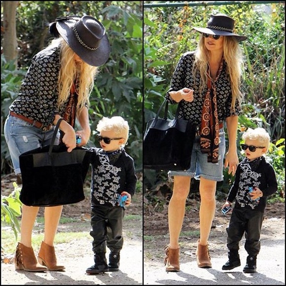 Fringe and Studs Western Ankle Booties - Picture 3 of 6