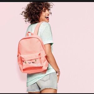 Pink Victoria secret mini backpack