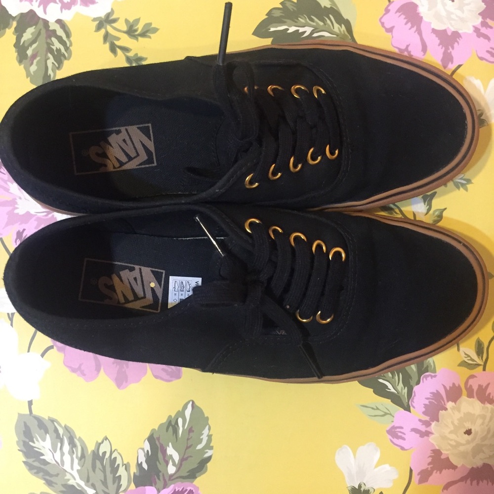 Vans Black Gum Sole