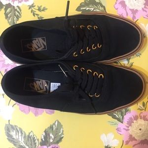 Vans Black Gum Sole