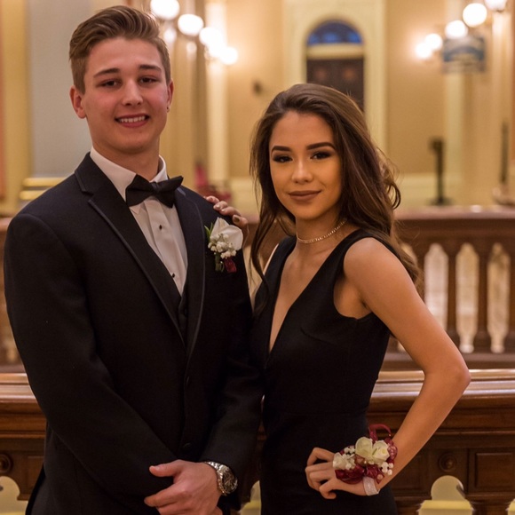 Black Prom/Ball Dress - Picture 3 of 3