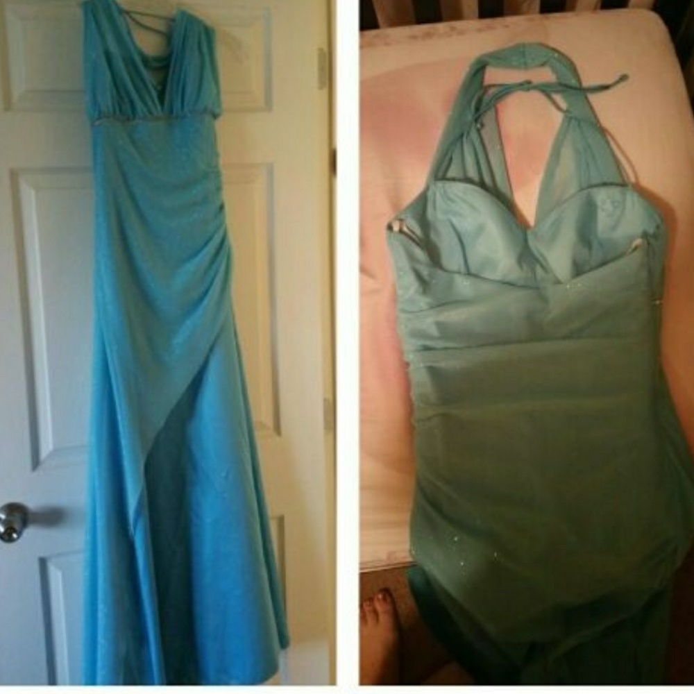 Prom, wedding, halter top dress