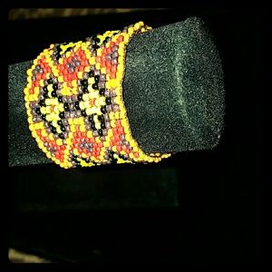 Indian Seed Bead Cuff