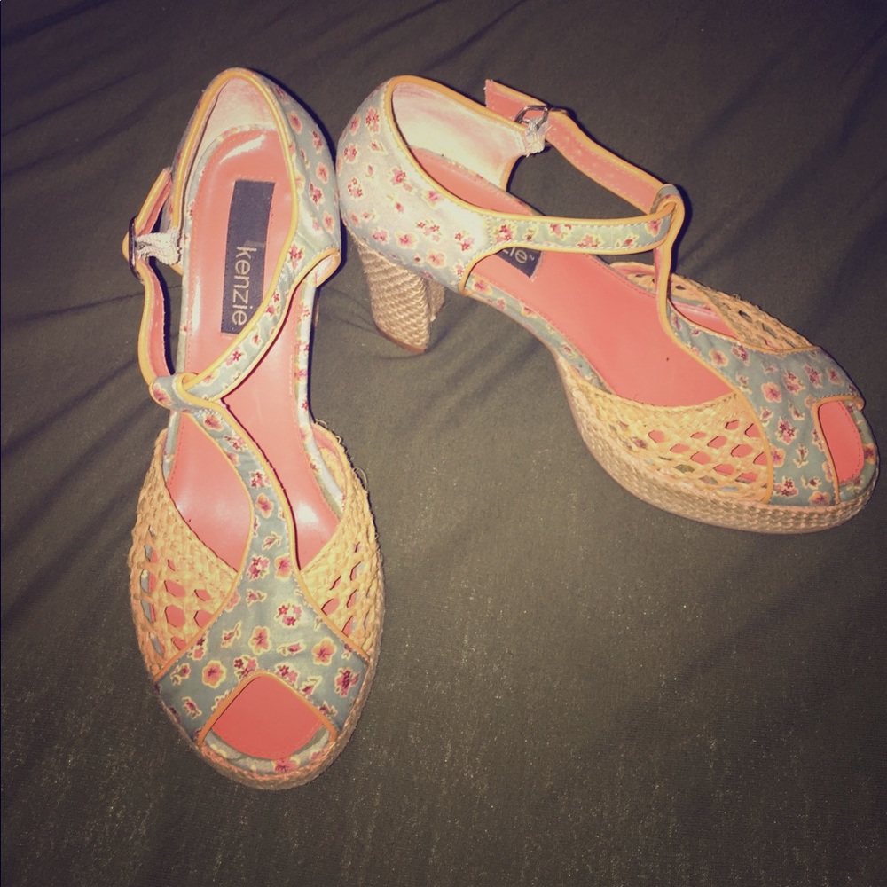 Kenzie Peep Toe Heel