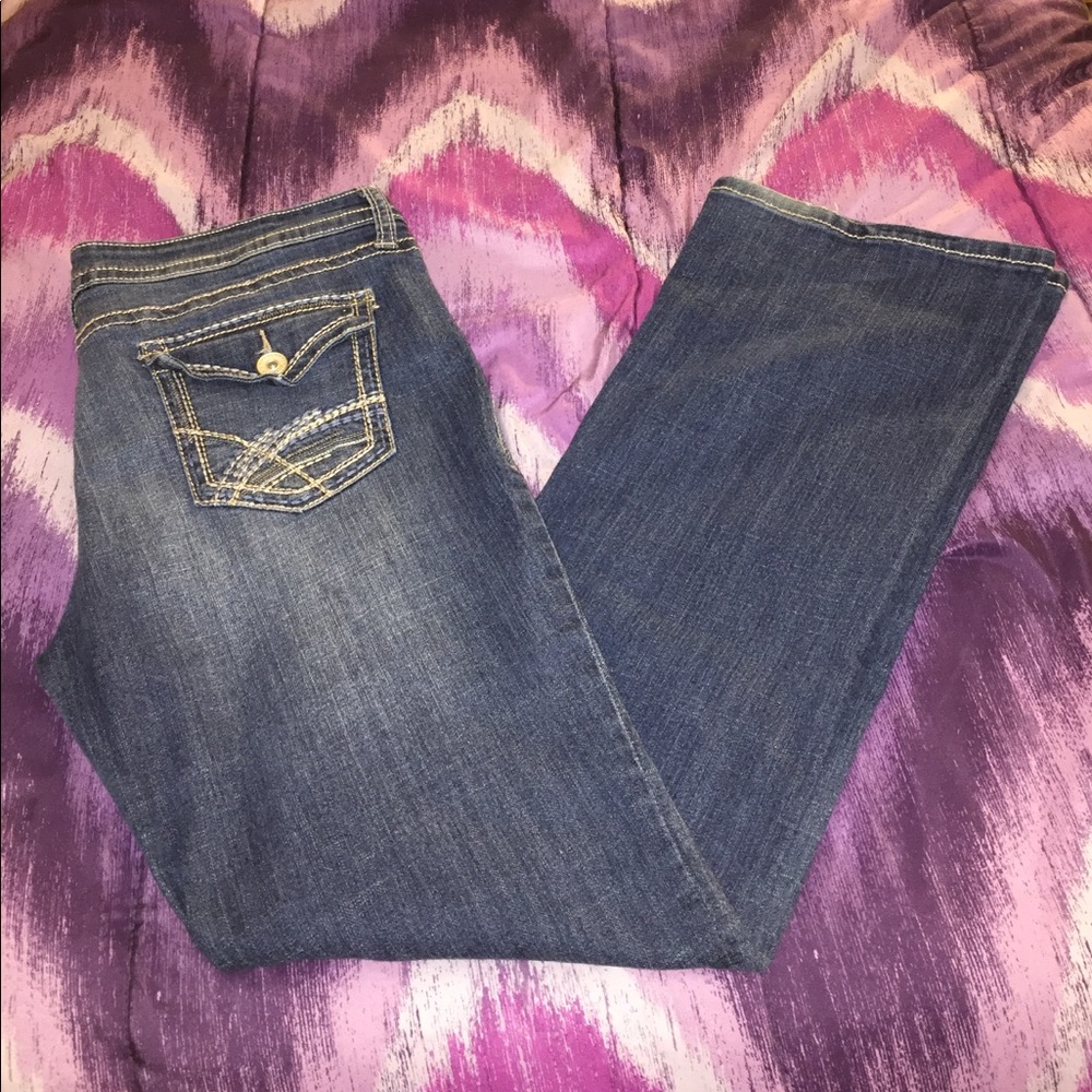 a.n.a. medium wash jeans