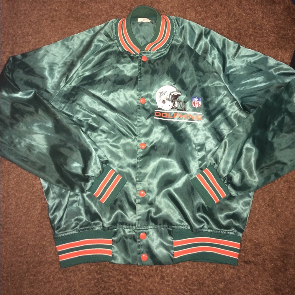 Retro 78 Miami Dolphins Sports memorabilia jacket.