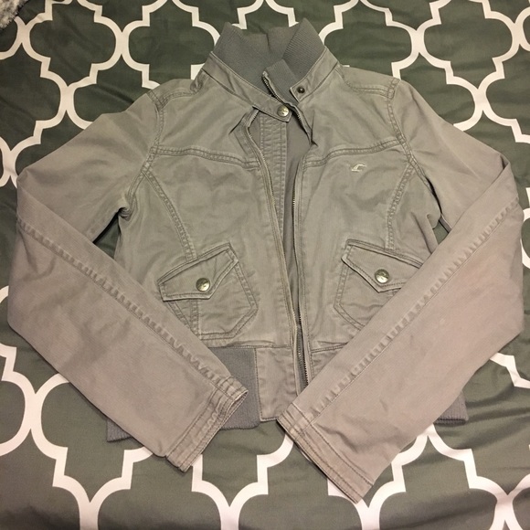 Gray Denim Motorcycle Jacket - Picture 1 of 4