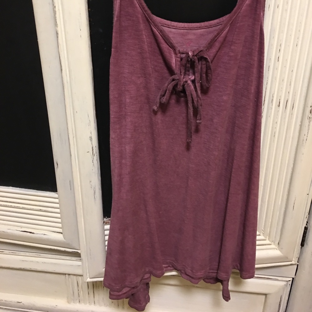 American Eagle Tie Front Tank