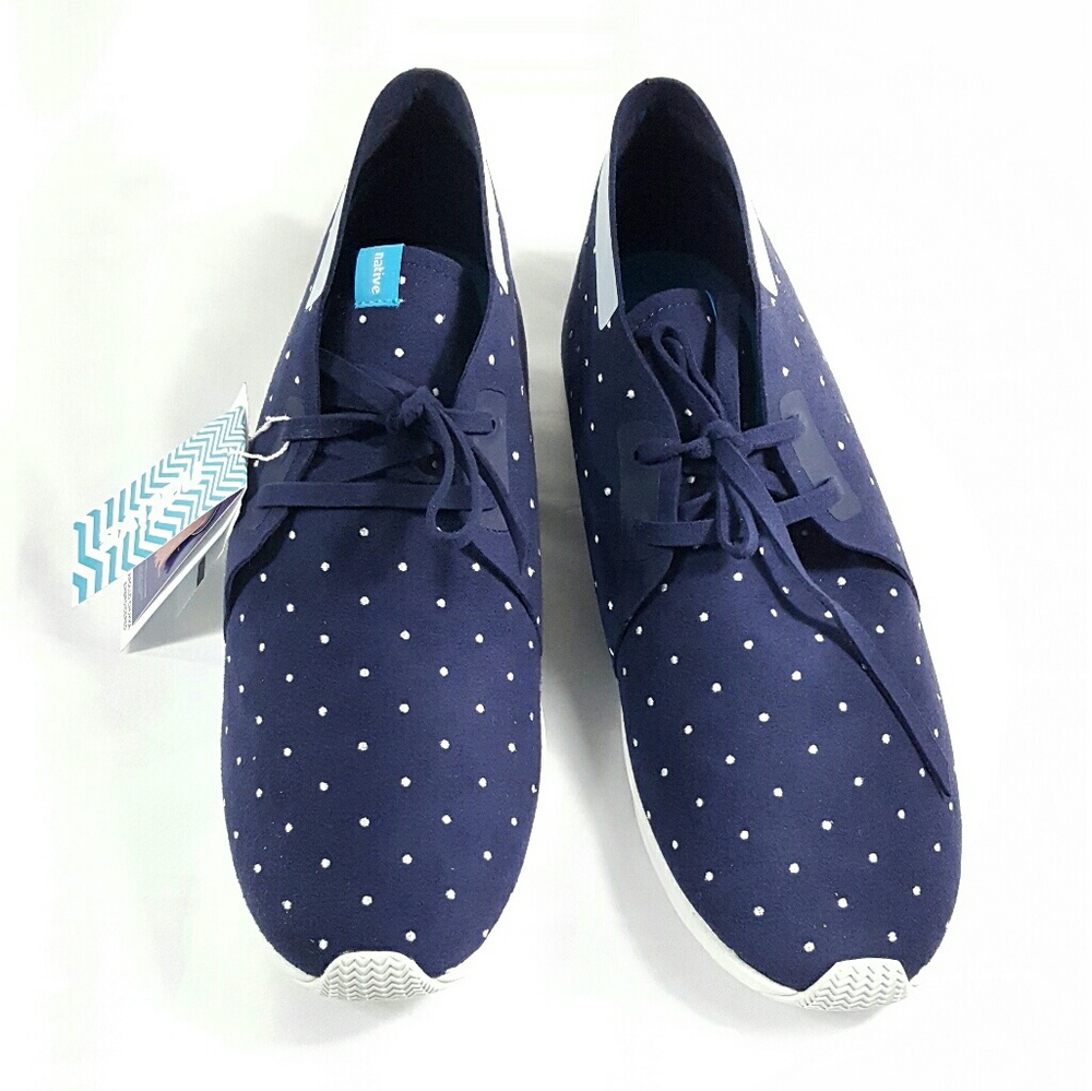 Native Shoes Men's Apollo Chukka Embroidered Blue