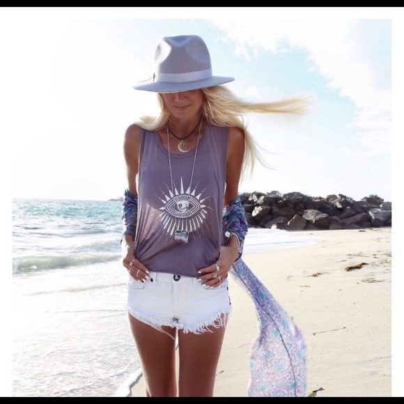 🆕Lavender Eye Boho Muscle Tank 😍😍😍 - Picture 2 of 3