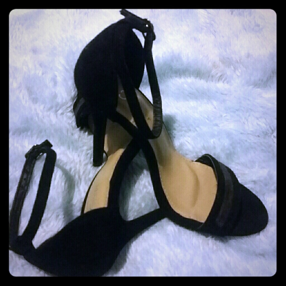 Forever black sexy heels