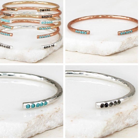 •crystal studded stacking bangles• - Picture 2 of 3