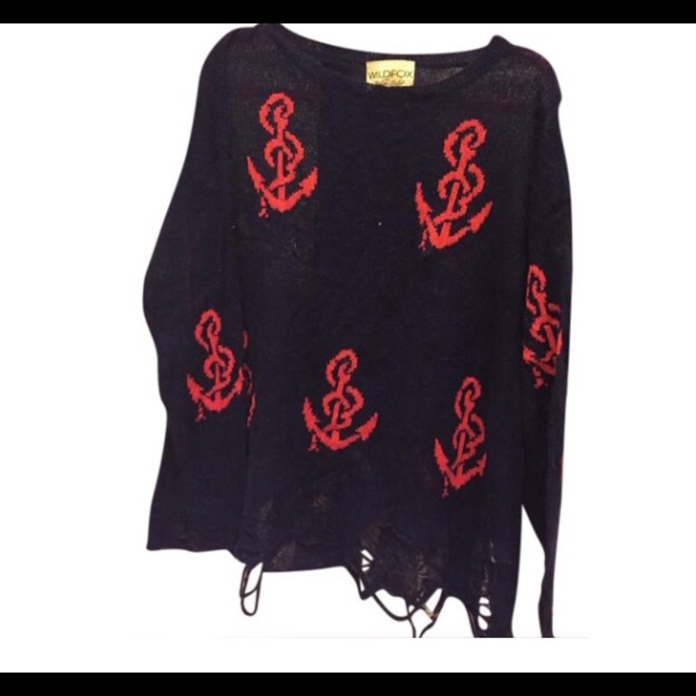 Wildfox anchor sweater
