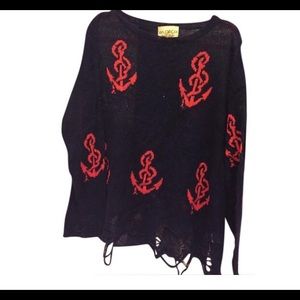Wildfox anchor sweater