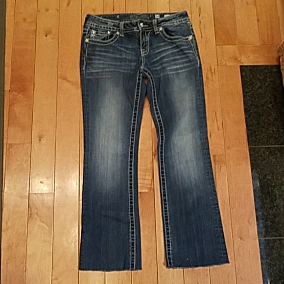 Miss Me Snakeskin & Embellished Fleur De Lis Jeans - Picture 3 of 8