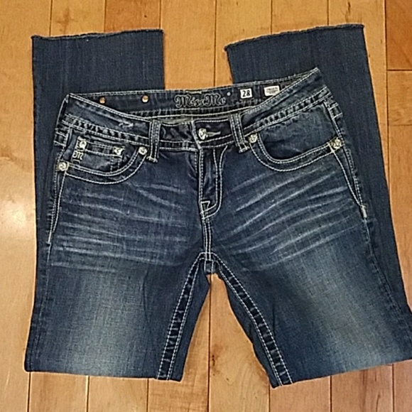 Miss Me Snakeskin & Embellished Fleur De Lis Jeans - Picture 4 of 8