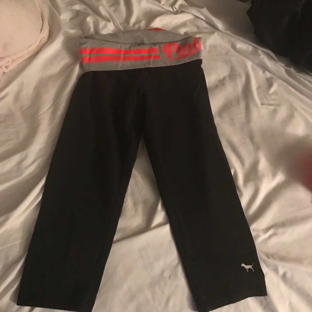 Pink Capri Yoga Pants