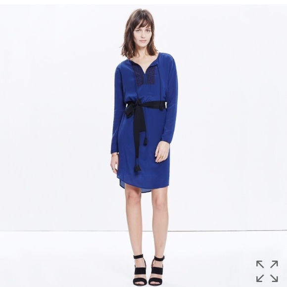 NWT Madewell Silk Prologue Dress - Picture 1 of 5