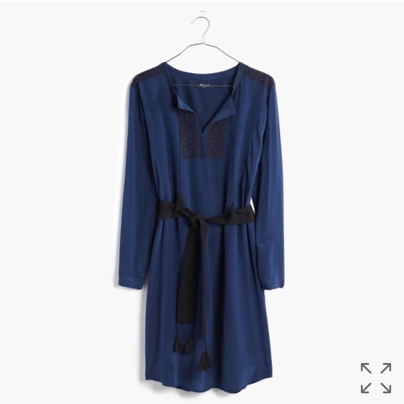 NWT Madewell Silk Prologue Dress - Picture 2 of 5