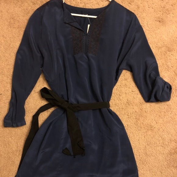 NWT Madewell Silk Prologue Dress - Picture 4 of 5