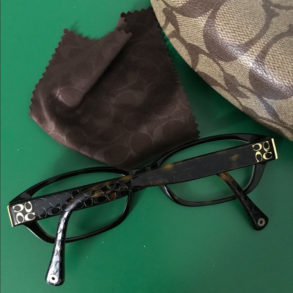 Coach prescription glasses and case set 💁💁