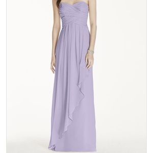 Strapless Chiffon Dress