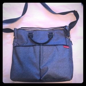 Skip Hop Duo Special Edition Blue Diaper Bag