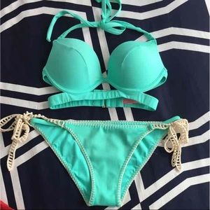 Victoria's Secret Teal Bathing Suit