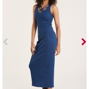 Blue maxi dress