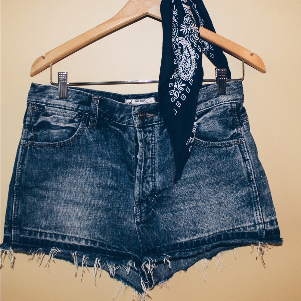 Free people Jean shorts
