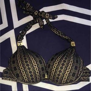 Victoria's Secret Black Lace Bombshell Bikini