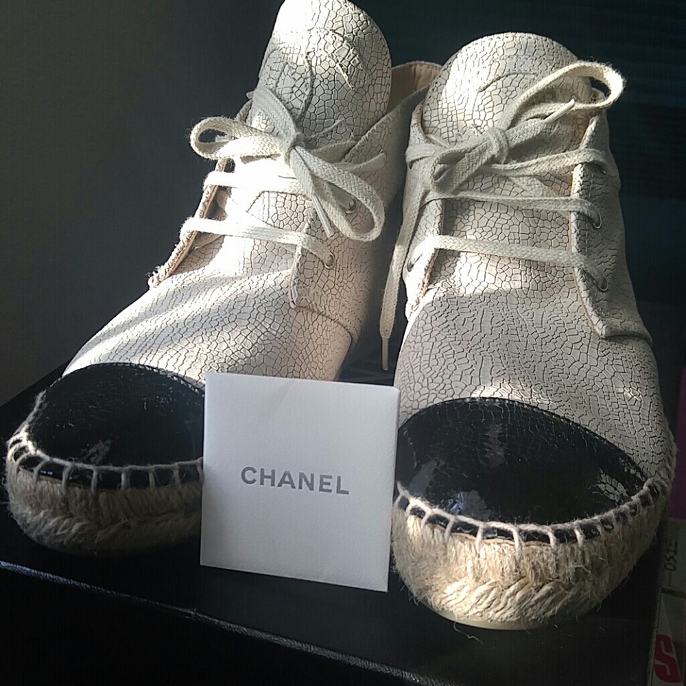Chanel hightop espedrilles