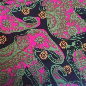 Lularoe OS Paisley Elephants
