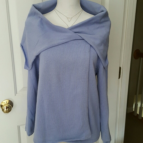Periwinkle blue sweater - SOLD - Picture 1 of 4