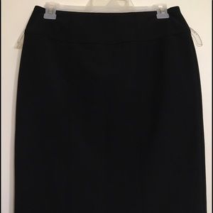 Plain Black Pencil Skirt