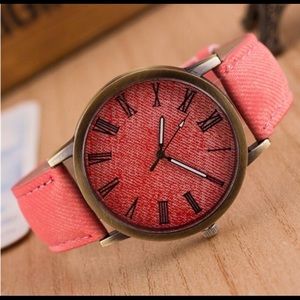 Denim Diva Watch Pink