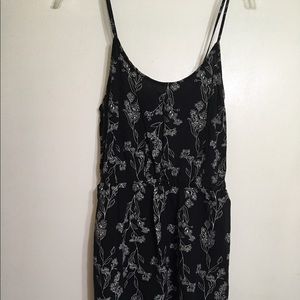 Old Navy Black Floral Summer Dress