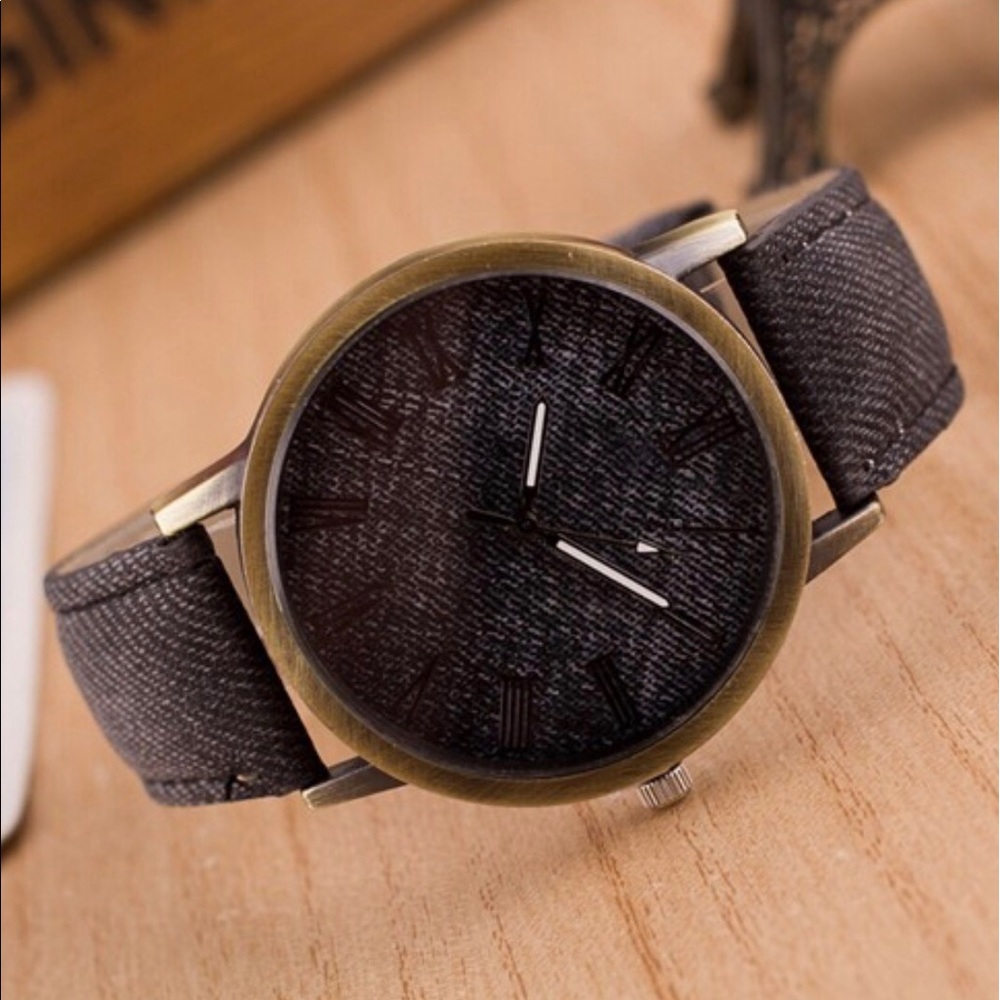 Denim Diva Watch Black