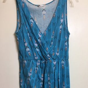 Volcom Light Blue Wrap Dress
