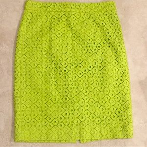 J Crew crochet skirt
