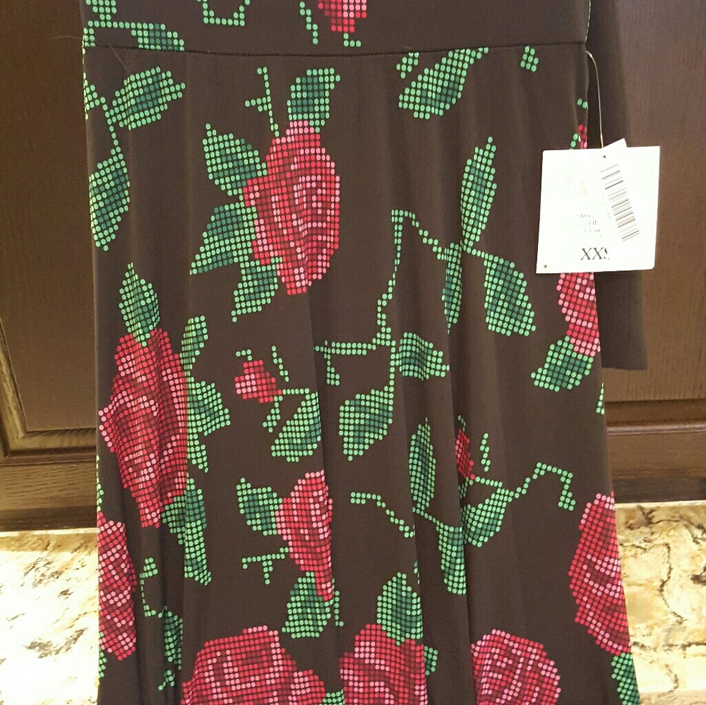 Lularoe xxs long maxi digital print UNICORN -