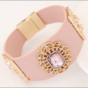 Star Studded Bangle in Pink