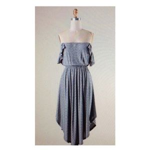 Dresses - Pinstriped print shirt dress sz S M L NWOT Dresses - Pinstriped print shirt dress sz S M L NWOT