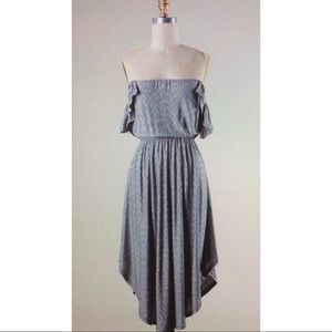 Dresses - Pinstriped print shirt dress sz S M L NWOT Dresses - Pinstriped print shirt dress sz S M L NWOT