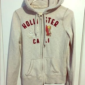 Hollister full zipper hoodie