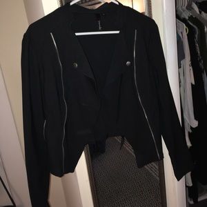 large cropped Moto jacket