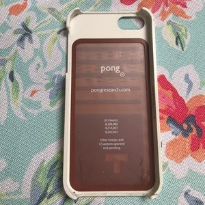 Pong Research white iPhone 5 case-BLOCKS RADIATION