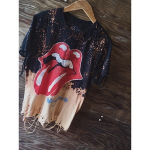 Vintage Distressed Rolling Stones Tee