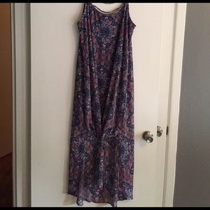 Floral Print Maxi Dress