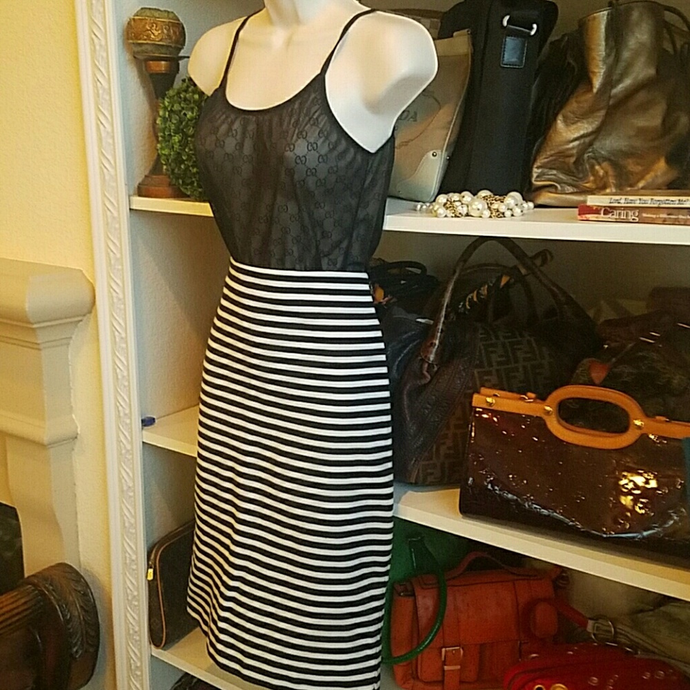 Striped skirt